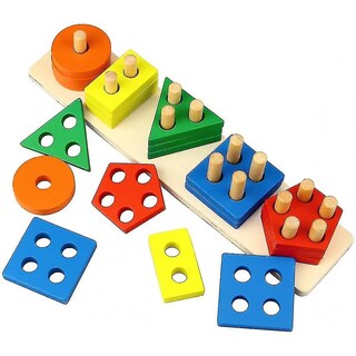 Foto 1 | Foto 1 | Clasificación De Formas Y Colores De Los Juguetes Building Block Para Niños - Venta Internacional.