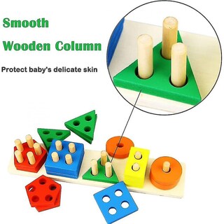 Foto 3 | Foto 3 | Clasificación De Formas Y Colores De Los Juguetes Building Block Para Niños - Venta Internacional.