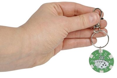 Foto 2 | Foto 2 | Llavero Con Fichas De Póquer Rhode Island (kcpoker) Paquete De 12 - Venta Internacional.