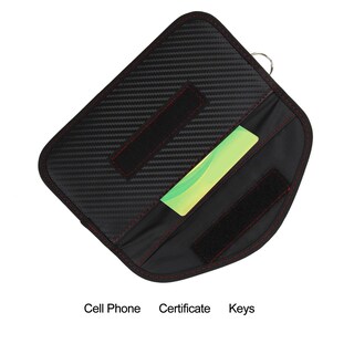 Foto 2 | Foto 2 | Bolsa De Protección De Señal Faraday Para Llave De Coche Línea Roja - Venta Internacional.