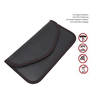 Foto 3 | Foto 3 | Bolsa De Protección De Señal Faraday Para Llave De Coche Línea Roja - Venta Internacional.