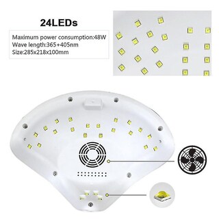 Foto 2 | Foto 2 | Máquina De Esmalte En Gel Para Curar Uñas A Dos Manos 48 W Envío Gratis - Venta Internacional.