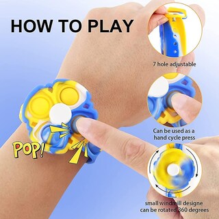 Foto 2 | Foto 2 | Pulsera Fidget Toy Pop Bubble Para Aliviar El Estrés Y La Ansiedad - Venta Internacional.
