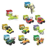 Juego De Construcción Con Bloques De Construcción Educativo 10 Cajas Para Niños - Venta Internacional.