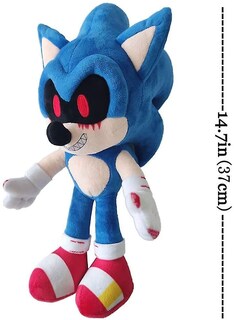 Foto 2 | Foto 2 | Peluche Sonic Exe Evil Sonic De 37 Cm/14 6 Pulgadas Regalo De Peluche - Venta Internacional.