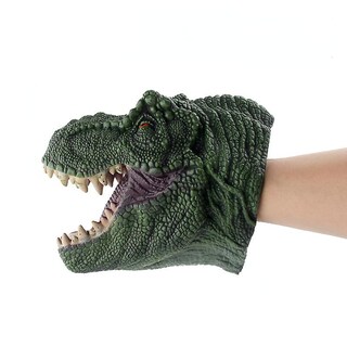 Foto 1 | Foto 1 | Maqueta De Marioneta De Mano Con Forma De Dinosaurio De Goma Blanda 14 X 19 Cm - Venta Internacional.