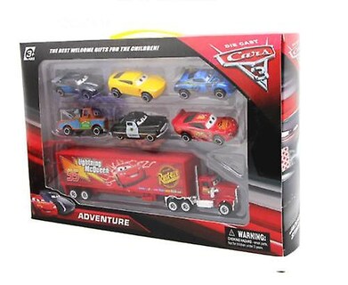 Foto 2 | Foto 2 | Modelo De Vehículo De Juguete Camión Y Coche 7 Piezas The Avengers Marvel Heroe - Venta Internacional.