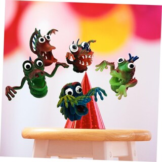 Foto 3 | Foto 3 | Muñeca Abaodam De Silicona De Toy Finger Puppets 5 Unidades Para Niños - Venta Internacional.