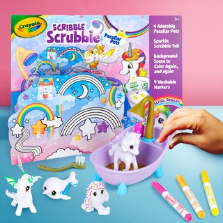 Foto 3 | Foto 3 | Playset Crayola Scribble Scrubbie Peculiar Pets Animals Bañera - Venta Internacional.