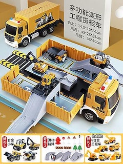 Foto 1 | Foto 1 | Camión Contenedor Juguete Ingeniería A Gran Escala Para Niños - Venta Internacional.