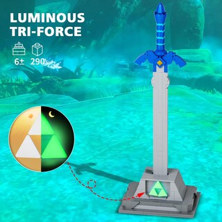 Foto 2 | Foto 2 | Set De Construcción Aobiksey Master Sword Con Luminous Tri-force 6+ - Venta Internacional.