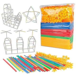 Foto 3 | Foto 3 | Juguete Educativo Con Bloques De Construcción De Paja En 4d Para Niños De 2 A 13 Años - Venta Internacional.