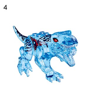 Foto 4 | Foto 4 | Maqueta 3d Diy Block Toy Con Cristal De Dinosaurio Para Niños Color Azul - Venta Internacional.