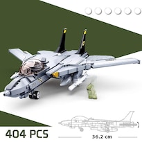 Set De Bloques De Construcción 404 Unidades F14 Tie F-15 Eagle - Venta Internacional.