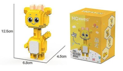 Foto 2 | Foto 2 | Muñeca Building Blocks Con Forma De Pulgar Modelo Diy Amarillo 6 8 Cm - Venta Internacional.