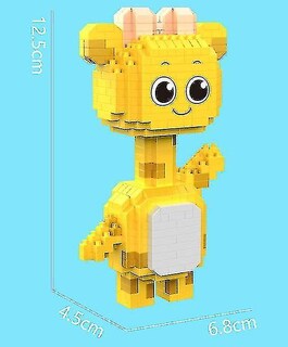 Foto 3 | Foto 3 | Muñeca Building Blocks Con Forma De Pulgar Modelo Diy Amarillo 6 8 Cm - Venta Internacional.