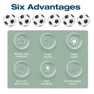 Foto 7 | Foto 7 | Balones De Fútbol De Mesa Vgeby De Repuesto 6 Unidades - Venta Internacional.