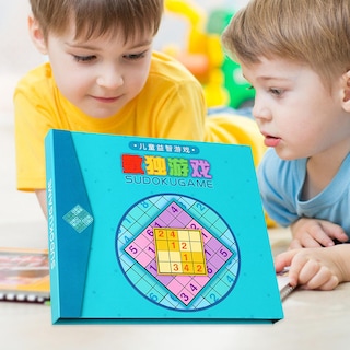 Foto 3 | Foto 3 | Juego De Mesa Sudoku Blue Logical Thinking Para Niños - Venta Internacional.