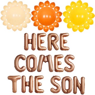 Foto 1 | Foto 1 | Las Decoraciones Para Baby Shower Sorprenden Here Comes The Son Boy - Venta Internacional.