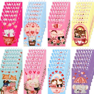 Foto 1 | Foto 1 | Miniblocs De Notas Para El Día De San Valentín Fancy Land Para Niños 48 Unidades - Venta Internacional.