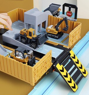 Foto 3 | Foto 3 | Camión Contenedor Juguete Ingeniería A Gran Escala Para Niños - Venta Internacional.