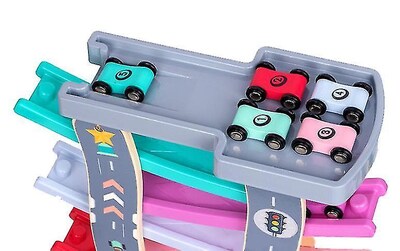 Foto 4 | Foto 4 | Minicoches De Madera Ramp Race Track De Juguete Para Niños Pequeños - Venta Internacional.
