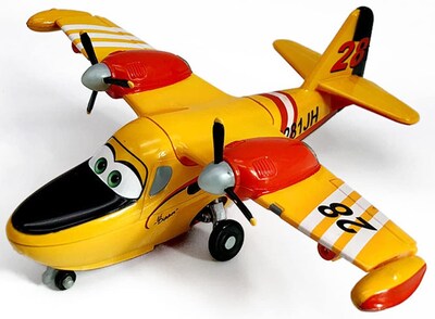 Foto 1 | Foto 1 | Patrón De Avión Toy Plane Flmenunu Metal Polvoriento 11 Cm - Venta Internacional.