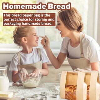Foto 4 | Foto 4 | Bolsas De Papel Kraft Saraytism Para Pan Casero (paquete De 50) - Venta Internacional.