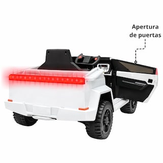 Foto 6 | Foto 6 | Montable Eléctrico Orbic Toys Cybertruck Br2102b Batería 12v Blanco