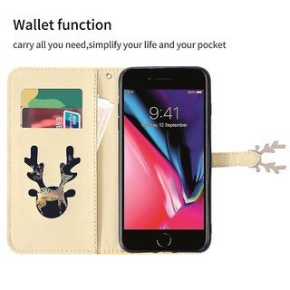 Foto 3 | Foto 3 | Funda De Teléfono Para Iphone 8 Plus/iphone 7 Plus Deer Designer - Venta Internacional.