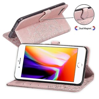 Foto 3 | Foto 3 | Funda De Piel Tipo Cartera Para Iphone 8 Plus/7 Plus - Venta Internacional.