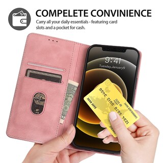 Foto 4 | Foto 4 | Funda Para Iphone 13 Pro Max Con Cierre Magnético Tipo Cartera Tapa - Venta Internacional.