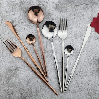 Foto 2 | Foto 2 | Juego De Cubertería Jashii De Acero Inoxidable 304 24 Piezas - Venta Internacional.