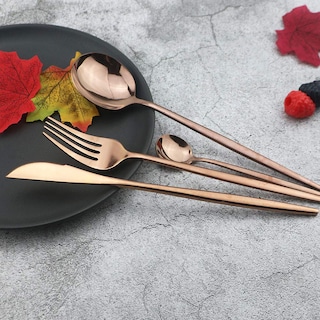 Foto 3 | Foto 3 | Juego De Cubertería Jashii De Acero Inoxidable 304 24 Piezas - Venta Internacional.