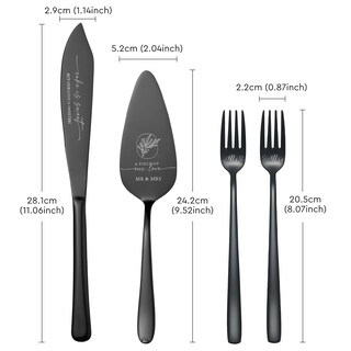 Foto 6 | Foto 6 | Juego Para Cortar Pastel Aw Bridal Para Boda Y Cumpleaños De Acero Inoxidable - Venta Internacional.