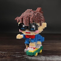 Figura De Anime 3d Building Blocks: El Caso Del Detective Conan Está Cerrado - Venta Internacional.