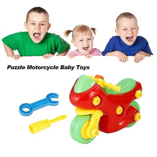 Foto 1 | Foto 1 | Rompecabezas De Motocicleta Juguete Educativo Para Niños - Venta Internacional.