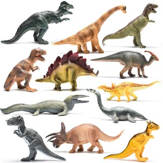 Foto 1 | Foto 1 | Figuras De Dinosaurios Prextex 25 Cm 12 Juguetes De Plástico De 3 A 5 Años O Más - Venta Internacional.