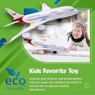 Foto 4 | Foto 4 | Avión De Juguete Airbus A380 Para Niños Con Acción Bump And Go - Venta Internacional.