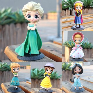 Foto 2 | Foto 2 | Figura Blanca Como La Nieve Sirena Azul Versión Q Pvc 17 Cm - Venta Internacional.