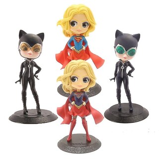 Foto 1 | Foto 1 | Figura De Juguete Batman Catwoman Selina Kyle Juego De 4 Piezas Pvc 14 Cm - Venta Internacional.