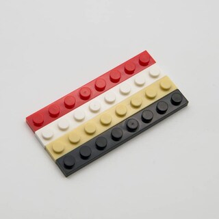 Foto 2 | Foto 2 | Placas De Construcción Clásicas Rojas Plwooyur 1x8 - 100 Piezas - Venta Internacional.