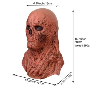 Foto 3 | Foto 3 | Máscara Croscentury Vecna Full Head Latex Stranger Halloween - Venta Internacional.