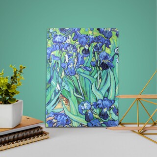 Foto 2 | Foto 2 | Libreta Premium De Pasta Dura Con Efecto Metalizado – Lirios De Vincent Van Gogh