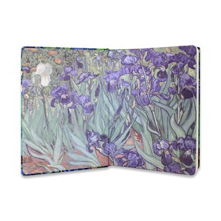 Foto 3 | Foto 3 | Libreta Premium De Pasta Dura Con Efecto Metalizado – Lirios De Vincent Van Gogh
