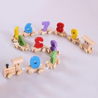 Foto 3 | Foto 3 | Juguete Educativo De Madera Con Números Del 0 Al 9 Para Niños - Venta Internacional.