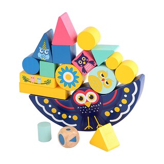 Foto 5 | Foto 5 | Juguete Educativo Blue Owl Balance Con Bloques De Construcción - Venta Internacional.