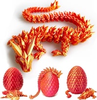 Huevo De Dragón Fidget Toy Santify Impreso En 3d Con Dragón En Su Interior - Venta Internacional.