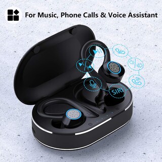 Foto 7 | Foto 7 | Auriculares Inalámbricos Y Cinco Auriculares Bluetooth 5.1 Q23 Con Ganchos Ip7 - Venta Internacional.