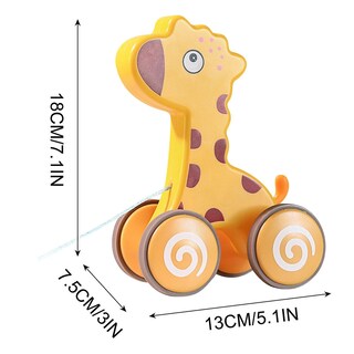 Foto 4 | Foto 4 | Arrastre Conductor De Juguete Cuerda Para Tirar De Un Coche De Animales Para Niños - Venta Internacional.